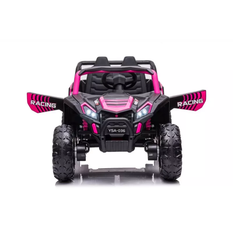 LEAN CARS Coche de batería YSA036 rosa 4x4