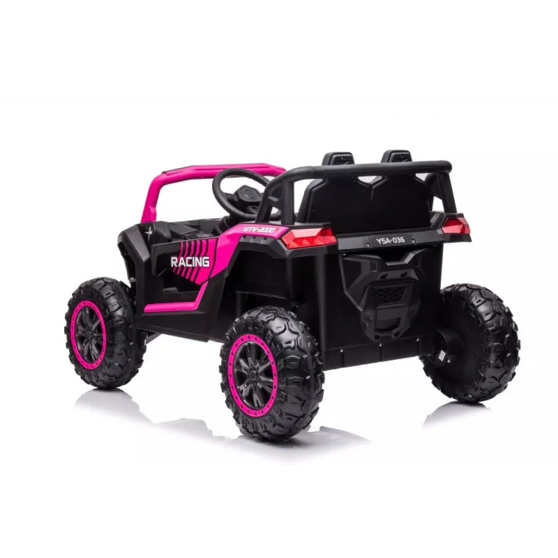 LEAN CARS Coche de batería YSA036 rosa 4x4