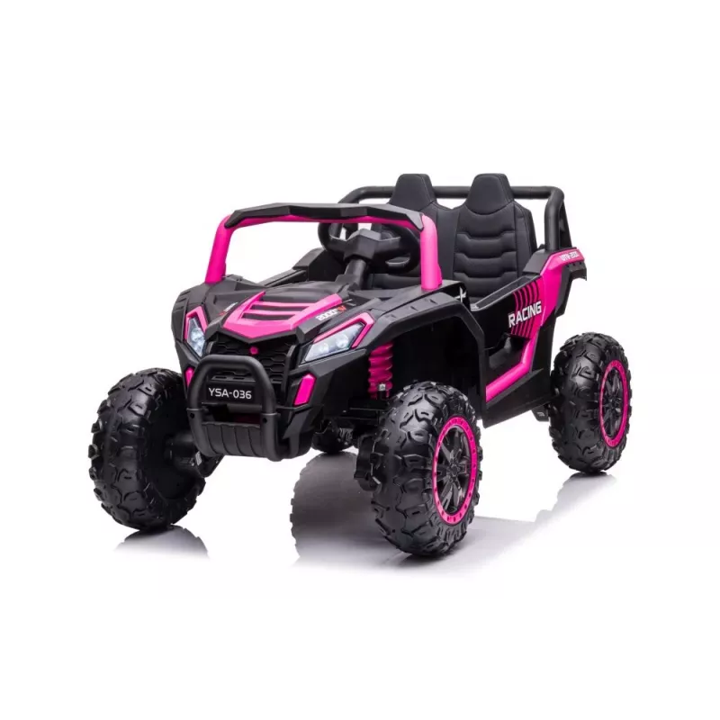 LEAN CARS Coche de batería YSA036 rosa 4x4