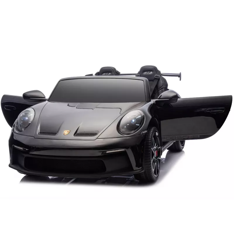 LEAN CARS Coche de batería DK-P911 Porsche GT3 negro pintado