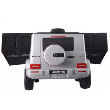 LEAN CARS Coche a batería Mercedes G63 S306-1 plata