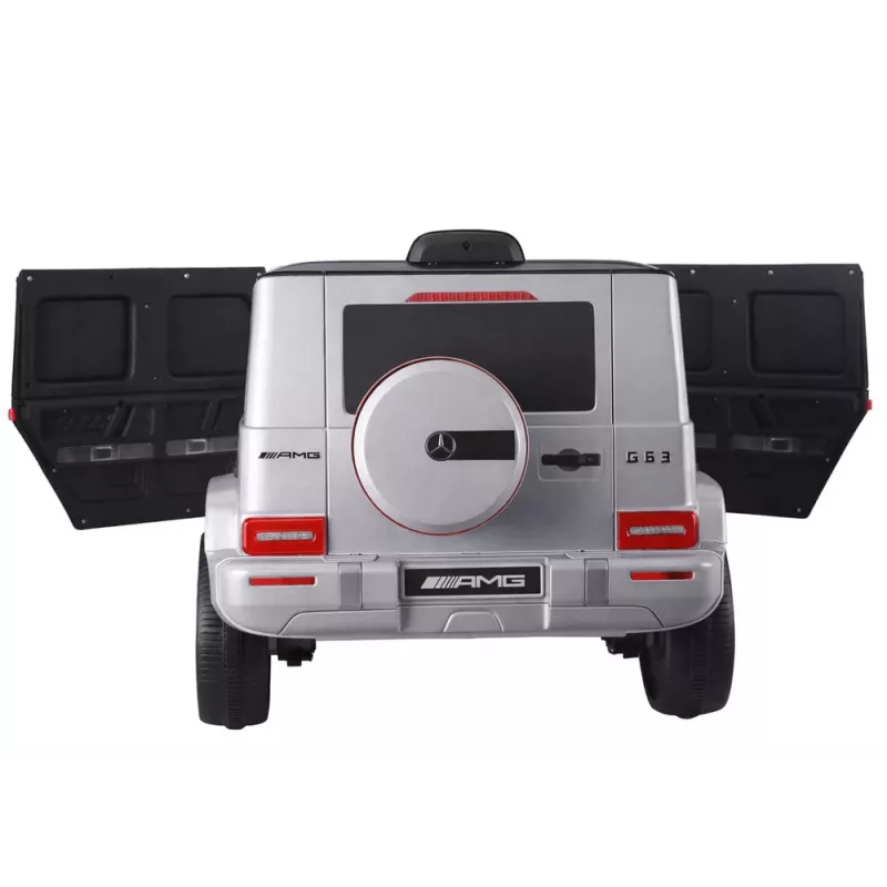 LEAN CARS Coche a batería Mercedes G63 S306-1 plata