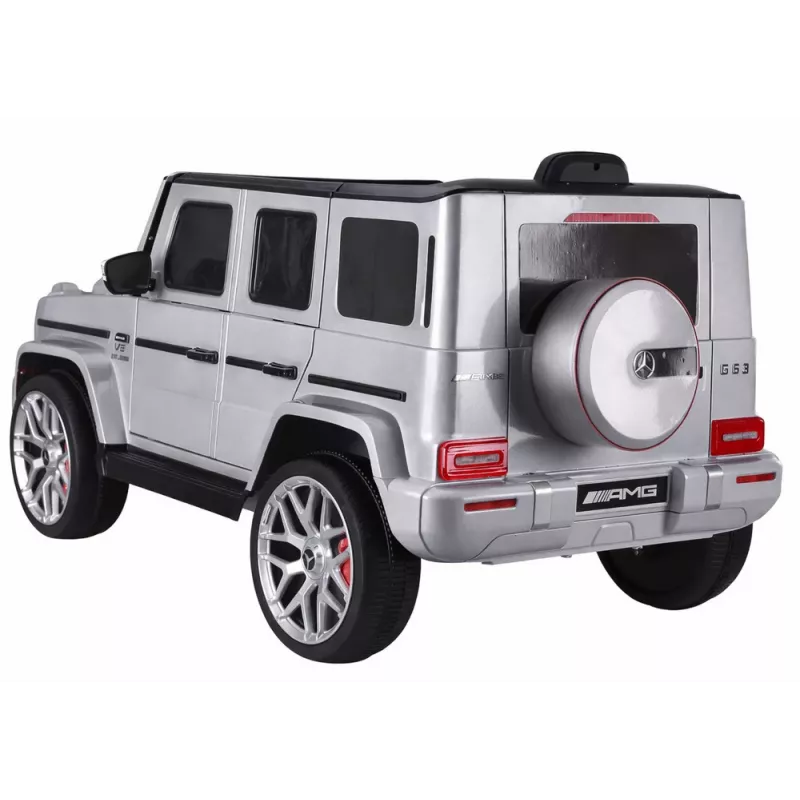 LEAN CARS Coche a batería Mercedes G63 S306-1 plata