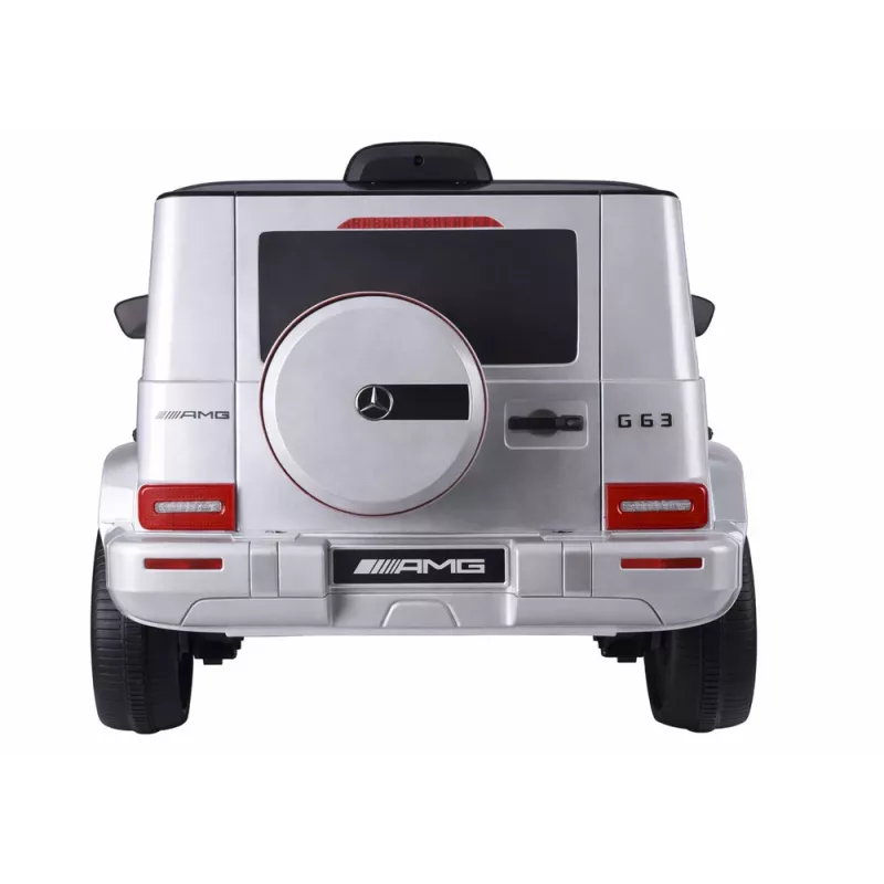 LEAN CARS Coche a batería Mercedes G63 S306-1 plata