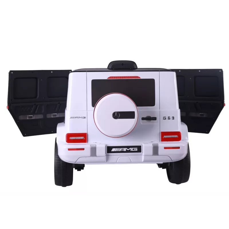 LEAN CARS Coche a batería Mercedes G63 S306-1 blanco