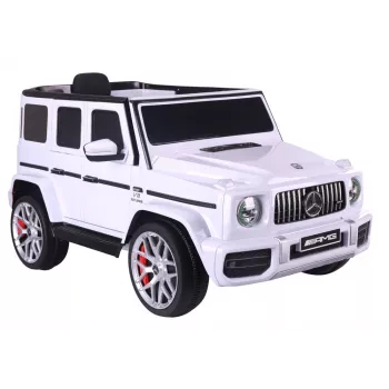 LEAN CARS Coche a batería Mercedes G63 S306-1 blanco