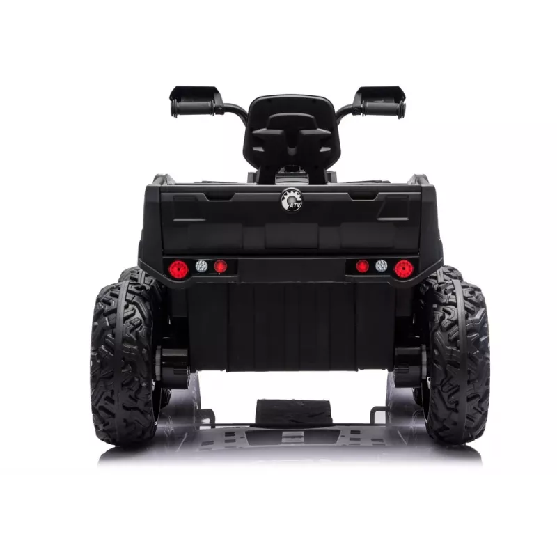 LEAN CARS Quad ATV a batería 6 ruedas con remolque JC606 24V 4x4 verde