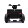 LEAN CARS Quad ATV a batería 6 ruedas con remolque JC606 24V 4x4 rojo