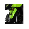 LEAN CARS Tractor a batería con caja trasera, excavadora, verde 3404
