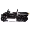LEAN CARS Vehículo a batería 6 ruedas XB-1038A 4x4 24V negro