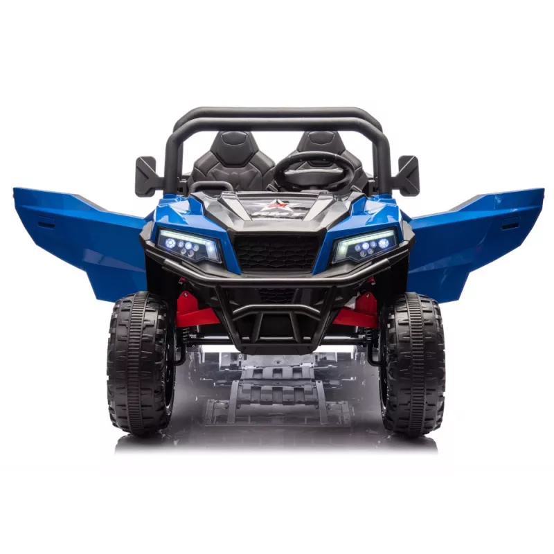 LEAN CARS Vehículo a batería 6 ruedas XB-1038A 4x4 24V azul