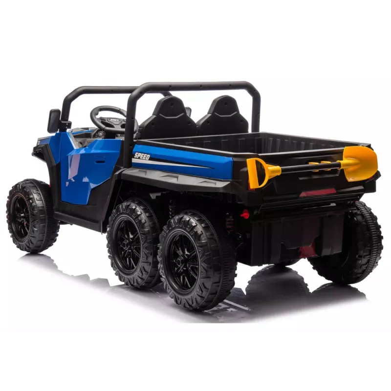 LEAN CARS Vehículo a batería 6 ruedas XB-1038A 4x4 24V azul