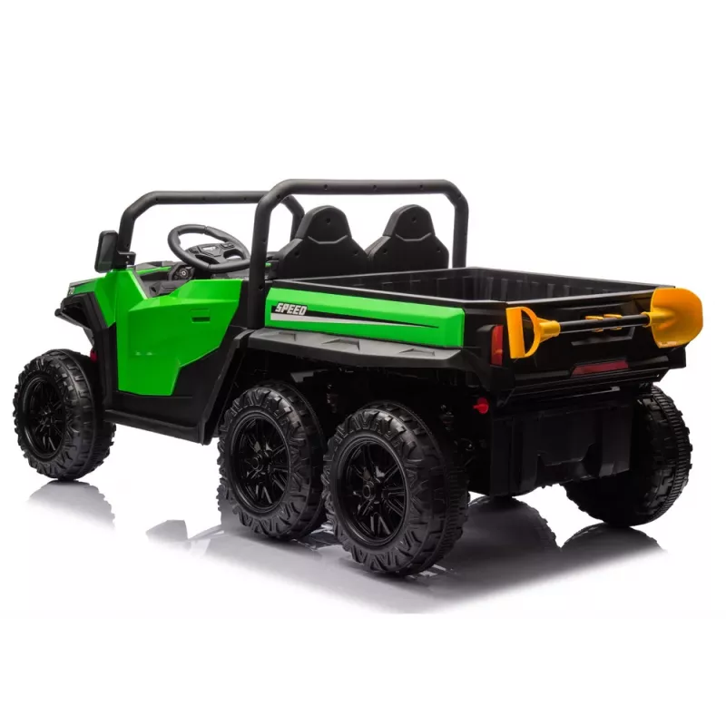 LEAN CARS Vehículo a batería 6 ruedas XB-1038A 4x4 24V verde