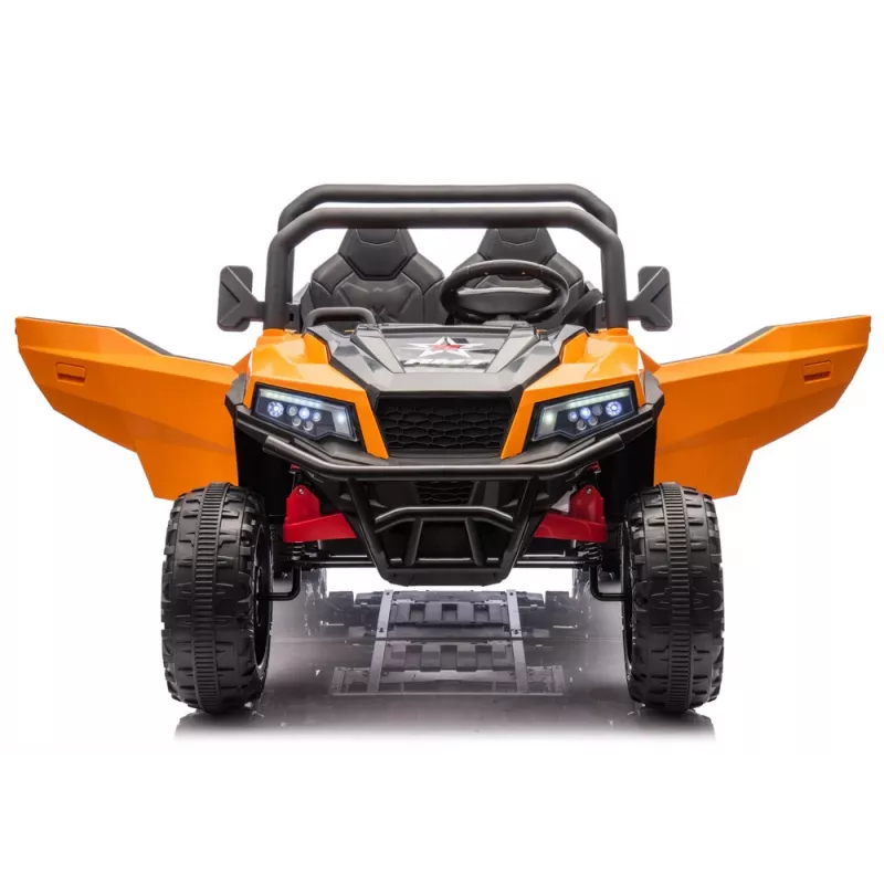 LEAN CARS Vehículo a batería 6 ruedas XB-1038A 4x4 24V naranja