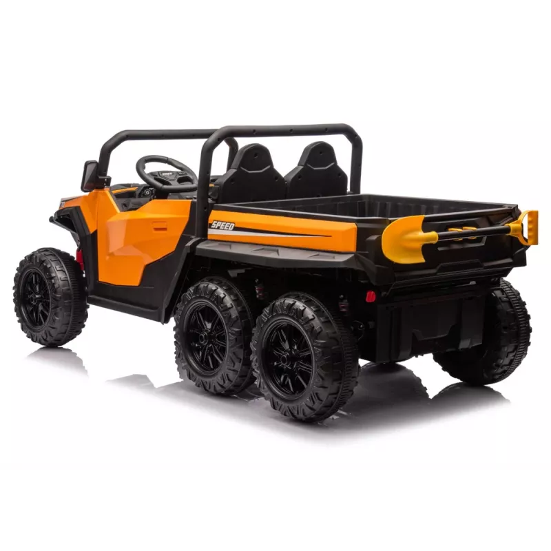 LEAN CARS Vehículo a batería 6 ruedas XB-1038A 4x4 24V naranja