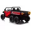 LEAN CARS Vehículo a batería 6 ruedas XB-1038A 4x4 24V rojo