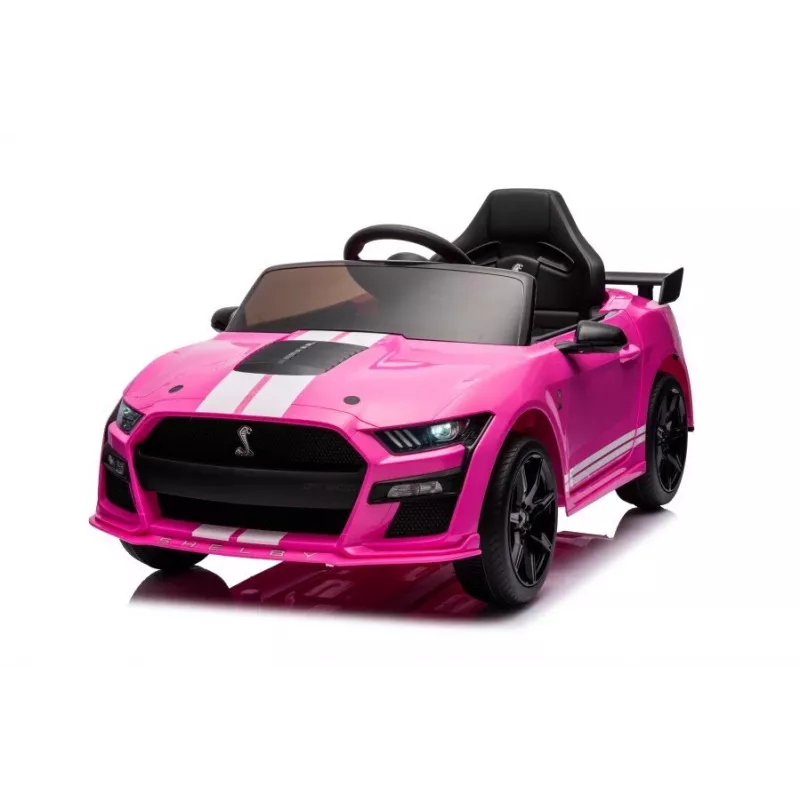 LEAN CARS Vehículo a batería Ford Mustang GT500 Shelby rosa