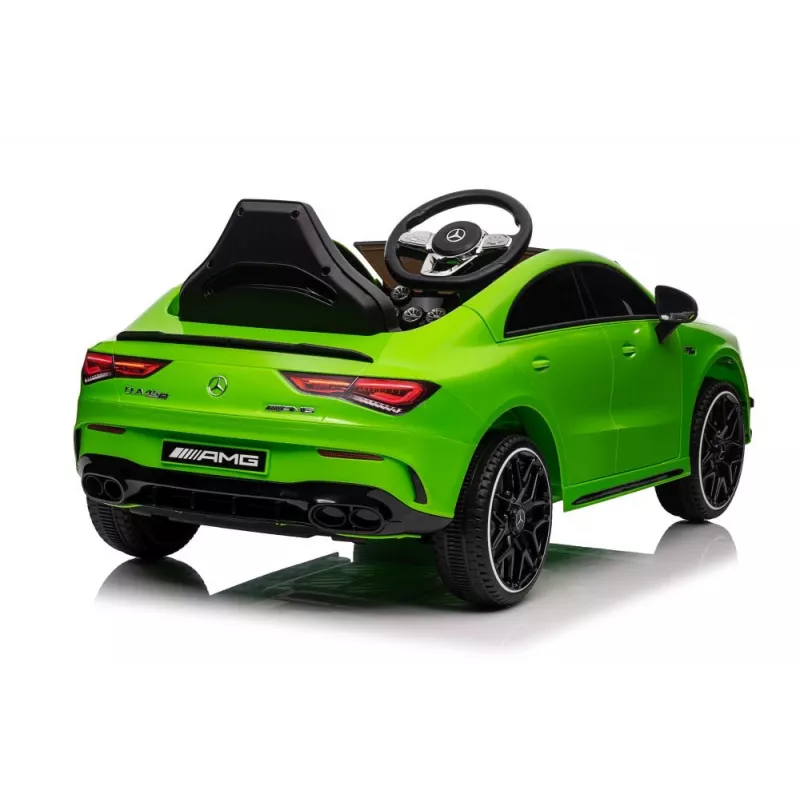 LEAN CARS Coche a batería Mercedes CLA 45s AMG verde 4x4