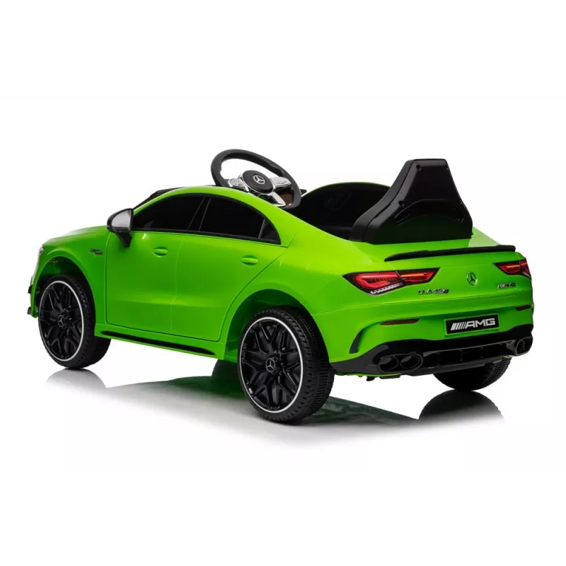 LEAN CARS Coche a batería Mercedes CLA 45s AMG verde 4x4