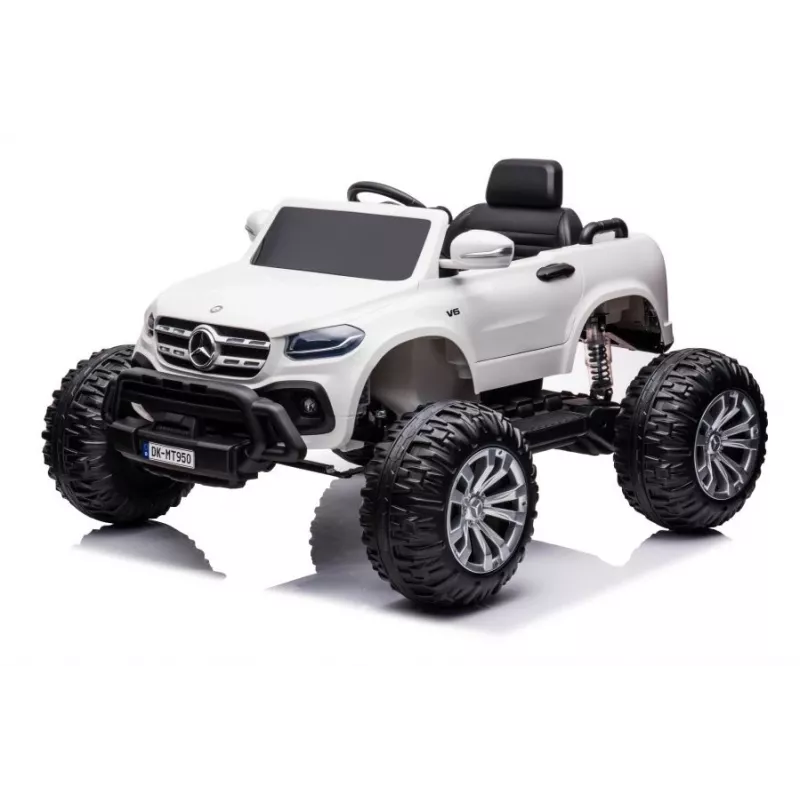 LEAN CARS Coche a pilas Mercedes DK-MT950 4x4 blanco