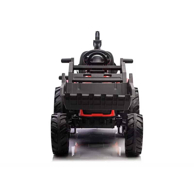 LEAN CARS Excavadora a pilas con remolque SX2068 rojo
