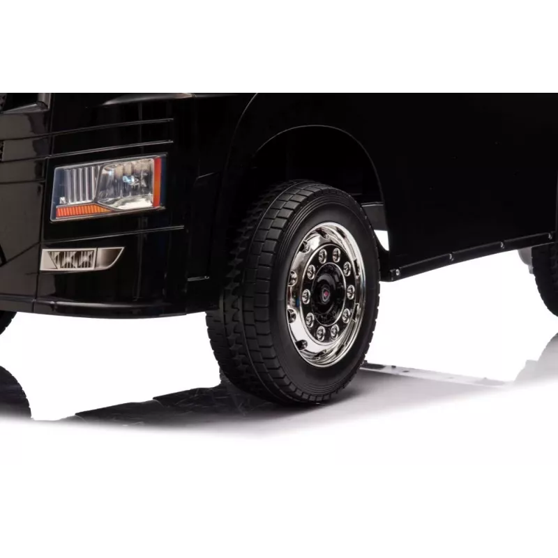 LEAN CARS coche infantil a batería Scania 500R HL698 negro 4x4