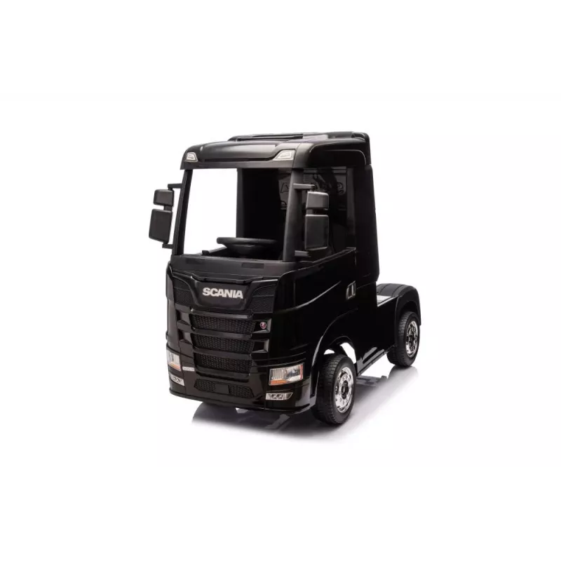 LEAN CARS coche infantil a batería Scania 500R HL698 negro 4x4