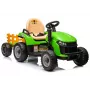LEAN CARS Tractor a Batería BBH-030 Verde 12V Tractor de Paseo con Mando a Distancia para Padres