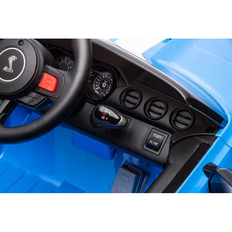 LEAN CARS Vehículo a batería Ford Mustang GT500 Shelby azul