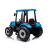 Lean Toys A011 tractor de batería 24V juguete montable, motores 2x200W, mando a distancia 2,4G, faros, azul