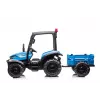 LEAN CARS batería tractor BLT-206 azul tractor de paseo 12V con remolque y mando a distancia