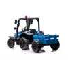 LEAN CARS batería tractor BLT-206 azul tractor de paseo 12V con remolque y mando a distancia
