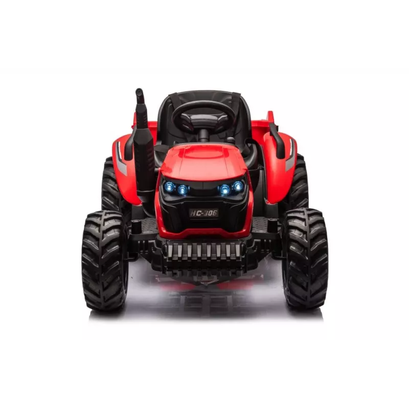 LEAN CARS Tractor a batería HC-306 rojo 24V
