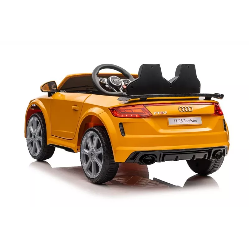 LEAN CARS Vehículo a batería Audi TT RS amarillo