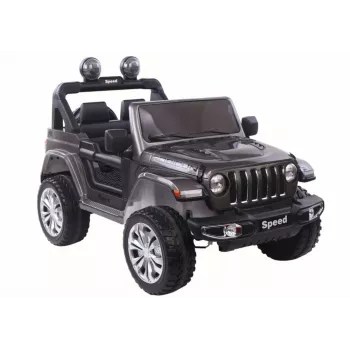 LEAN CARS Vehículo de batería FT-938 negro lacado 4x4