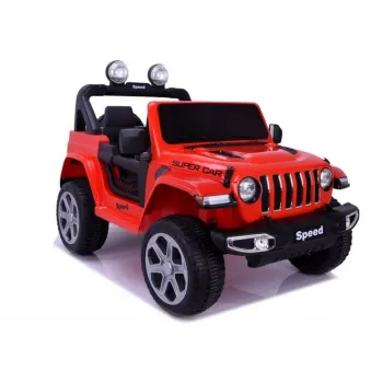 LEAN CARS Vehículo de batería FT-938 rojo 4x4