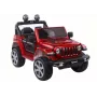 LEAN CARS Vehículo de batería FT-938 rojo pintado 4x4