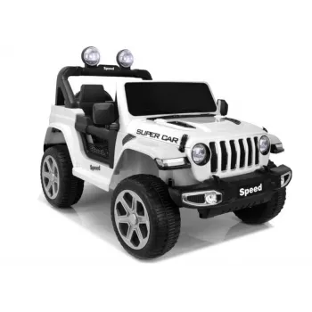 LEAN CARS Vehículo a batería FT-938 White 4x4