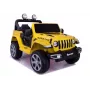 LEAN CARS Vehículo de batería FT-938 amarillo pintado 4x4