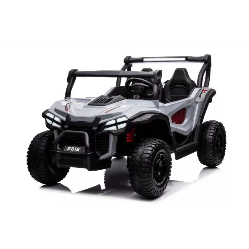 LEAN CARS Coche a batería S618 gris 4x4