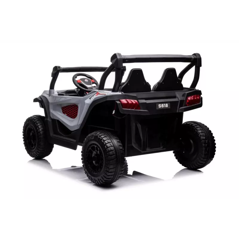 LEAN CARS Coche a batería S618 gris 4x4