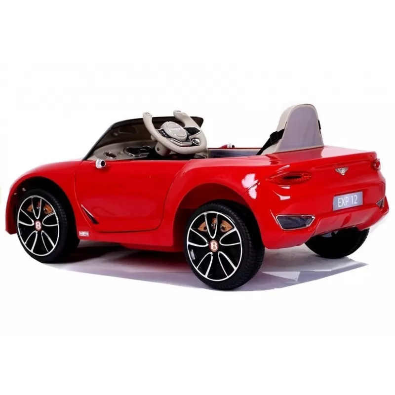 LEAN CARS Bentley Continental GT Coche eléctrico infantil 12V - pintura roja