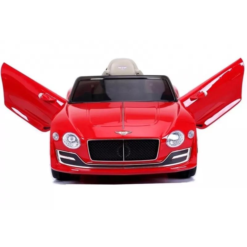 LEAN CARS Bentley Continental GT Coche eléctrico infantil 12V - pintura roja