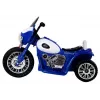 LEAN CARS Moto eléctrica infantil JT568 policía azul para niños LED