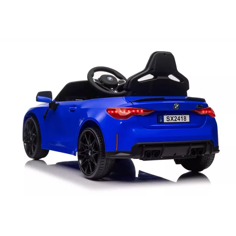 LEAN CARS Coche de batería BMW M4 lacado en azul