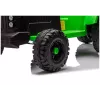 LEAN CARS CH9959B Tractor a Batería con Remolque Verde Claro 24V