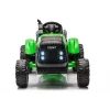LEAN CARS CH9959B Tractor a Batería con Remolque Verde Claro 24V