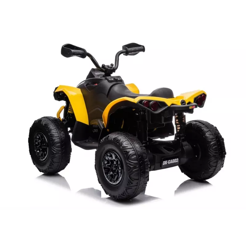 LEAN CARS DK-CA002 Quad a batería 12V 10Ah 4x4 amarillo