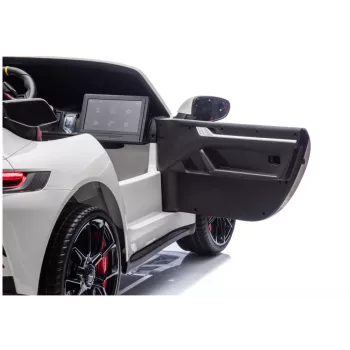 LEAN CARS DK-P911 Porsche GT3 coche infantil a batería 24V blanco