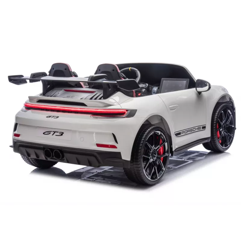 LEAN CARS DK-P911 Porsche GT3 coche infantil a batería 24V blanco